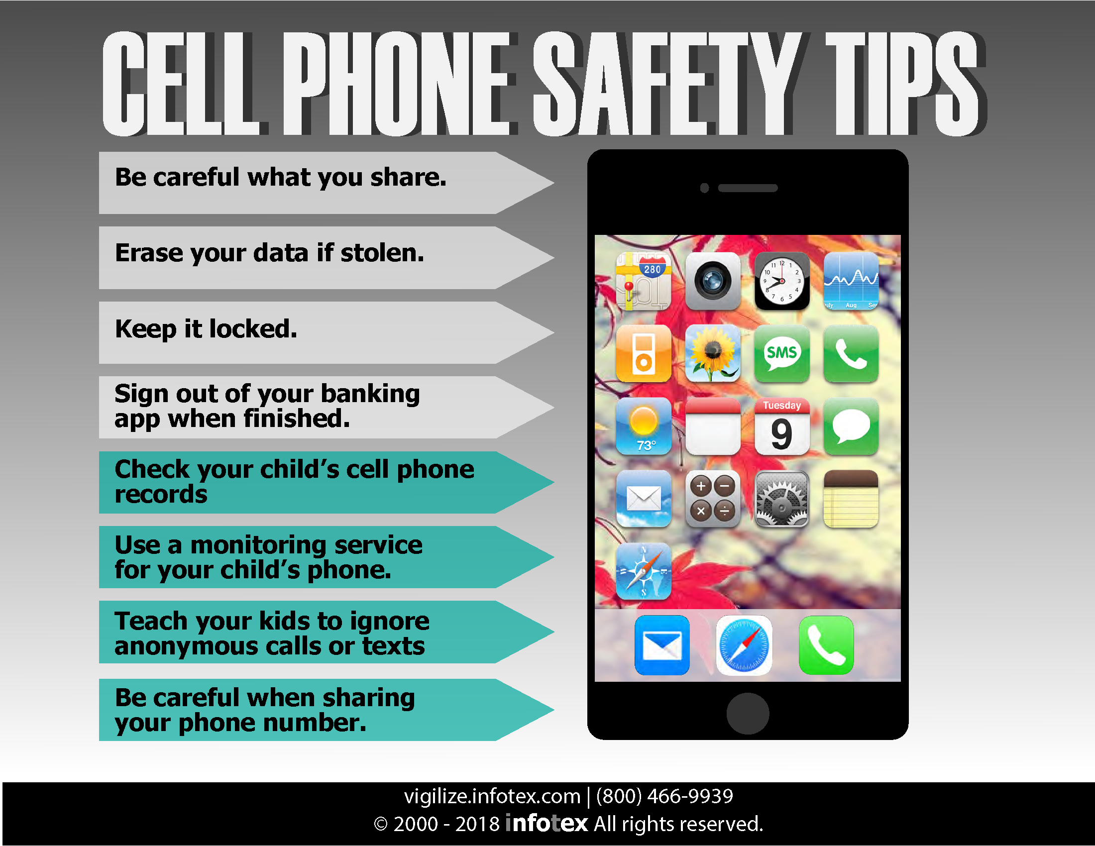 Cell Phone Safety Tips Infotex